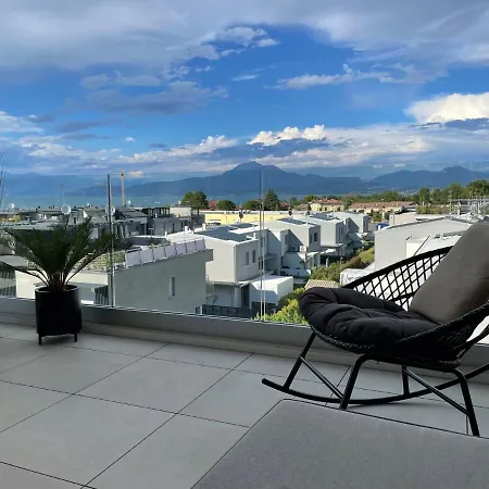 Sunset Penthouse Perla Lake Сasa de vacaciones Peschiera del Garda